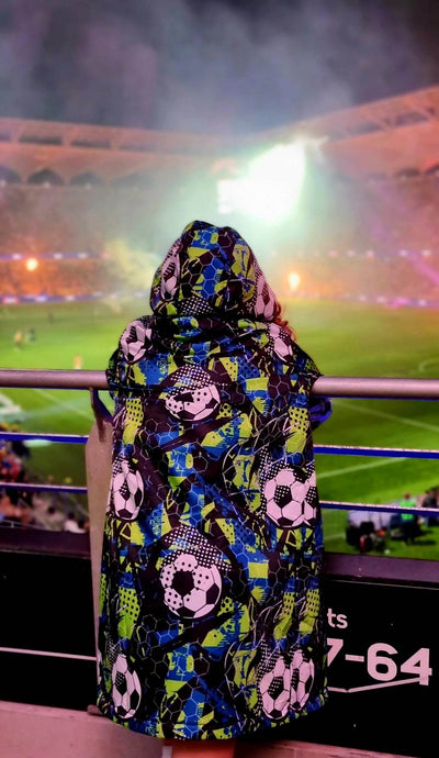 Schmik - SWIM PARKA - Soccer Print Special Edition