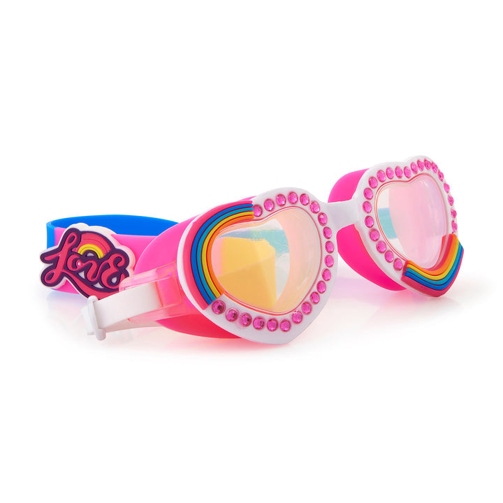 Bling2O - Girls goggle All You Need is Love - Rainbow Love